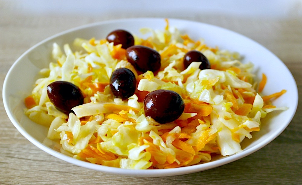 Greek Cabbage Salad  FoodByMaria Recipes