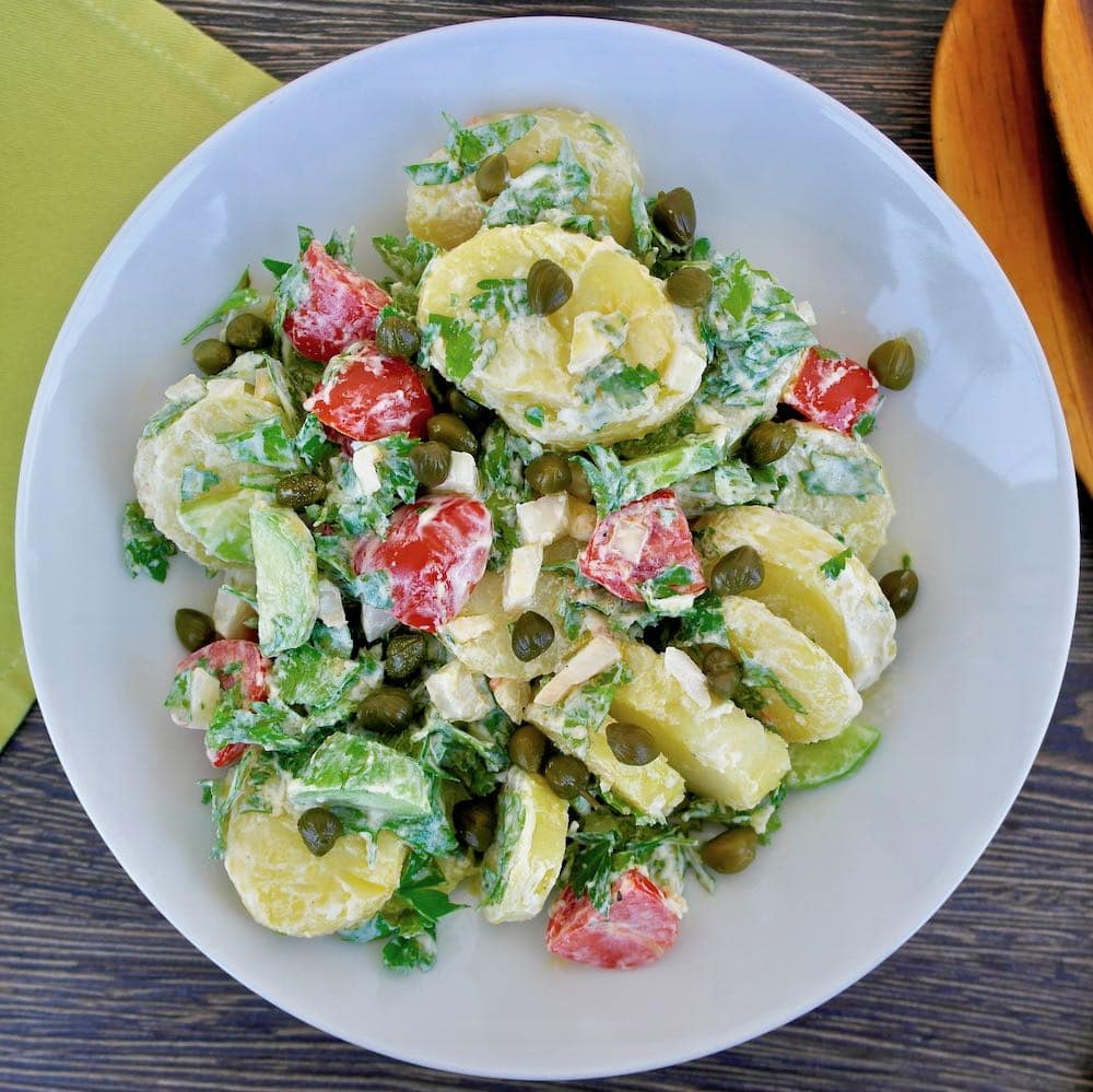 Greek Islands Style Mixed Greens Salad