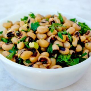 Mediterranean Black-Eyed Peas with Honey Vinaigrette