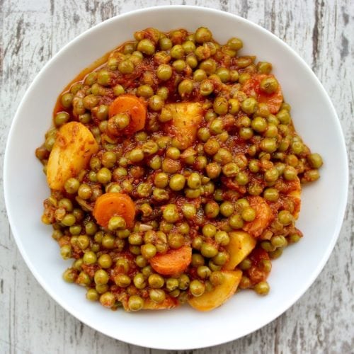 Greek Style Peas Arakas Latheros