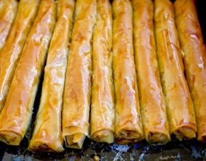 Walnut Phyllo Rolls - Easy Baklava