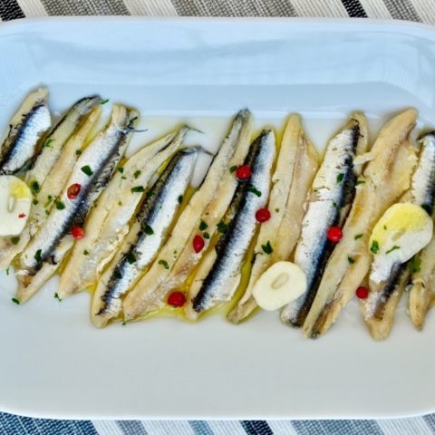 Greek Cured and Marinated Anchovies - Gavros Marinatos ...