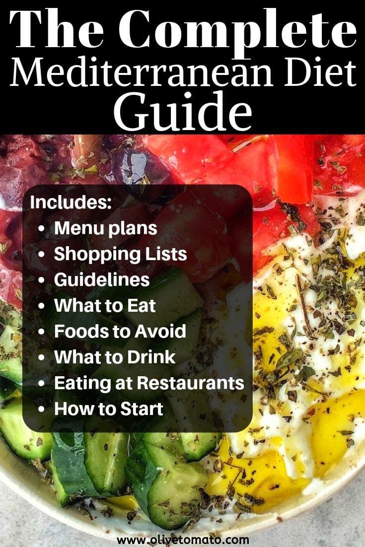 The Complete Guide To The Authentic Mediterranean Diet Olive Tomato