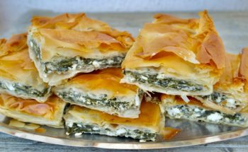 Authentic Spanakopita Recipe - Greek Spinach and Feta Pie - Olive Tomato