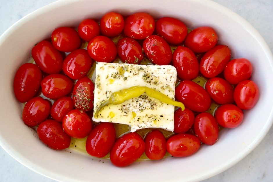 Authentic Baked Feta And Tomatoes