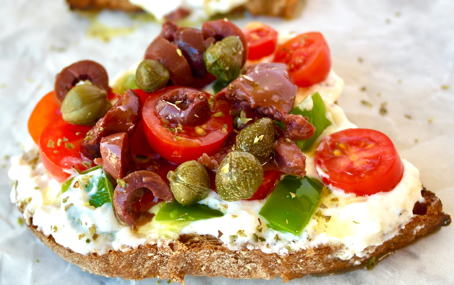 Mediterranean Feta Toast