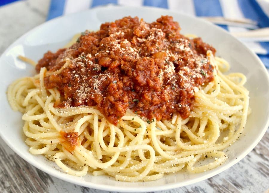 best spaghetti with meat sauce