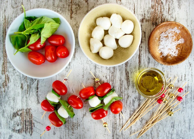 How to make Caprese Skewers