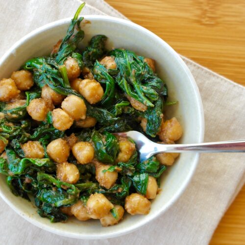 Spinach with Chickpeas 01