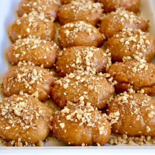 Melomakarona (Authentic Greek Christmas Honey Cookies)