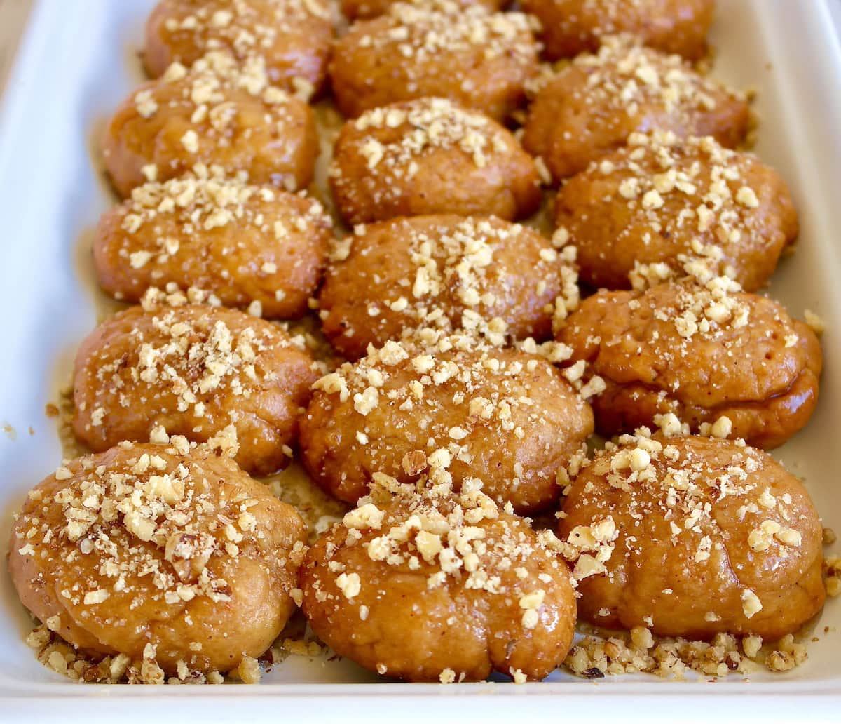 Melomakarona (Authentic Greek Christmas Honey Cookies)