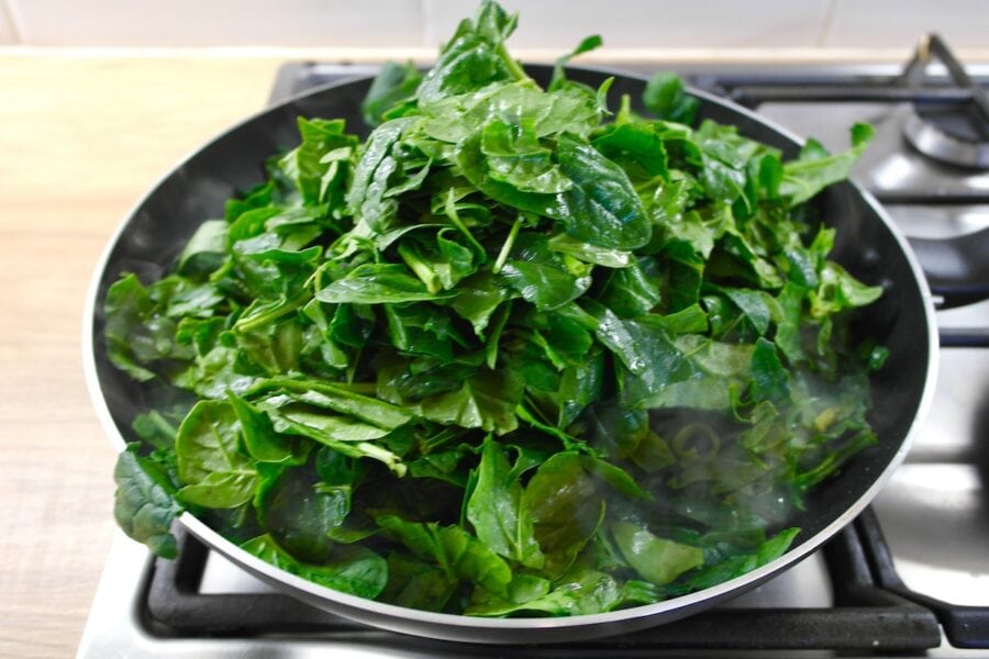 Authentic Italian Sautéed Spinach with Garlic and Pine Nuts